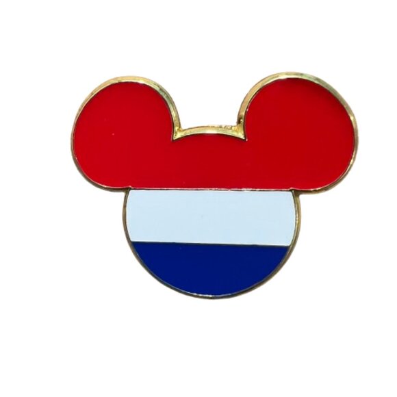 Disney Accessories - Disney Trading Pin Netherlands Flag Mickey Mouse Icon Disneyland Paris